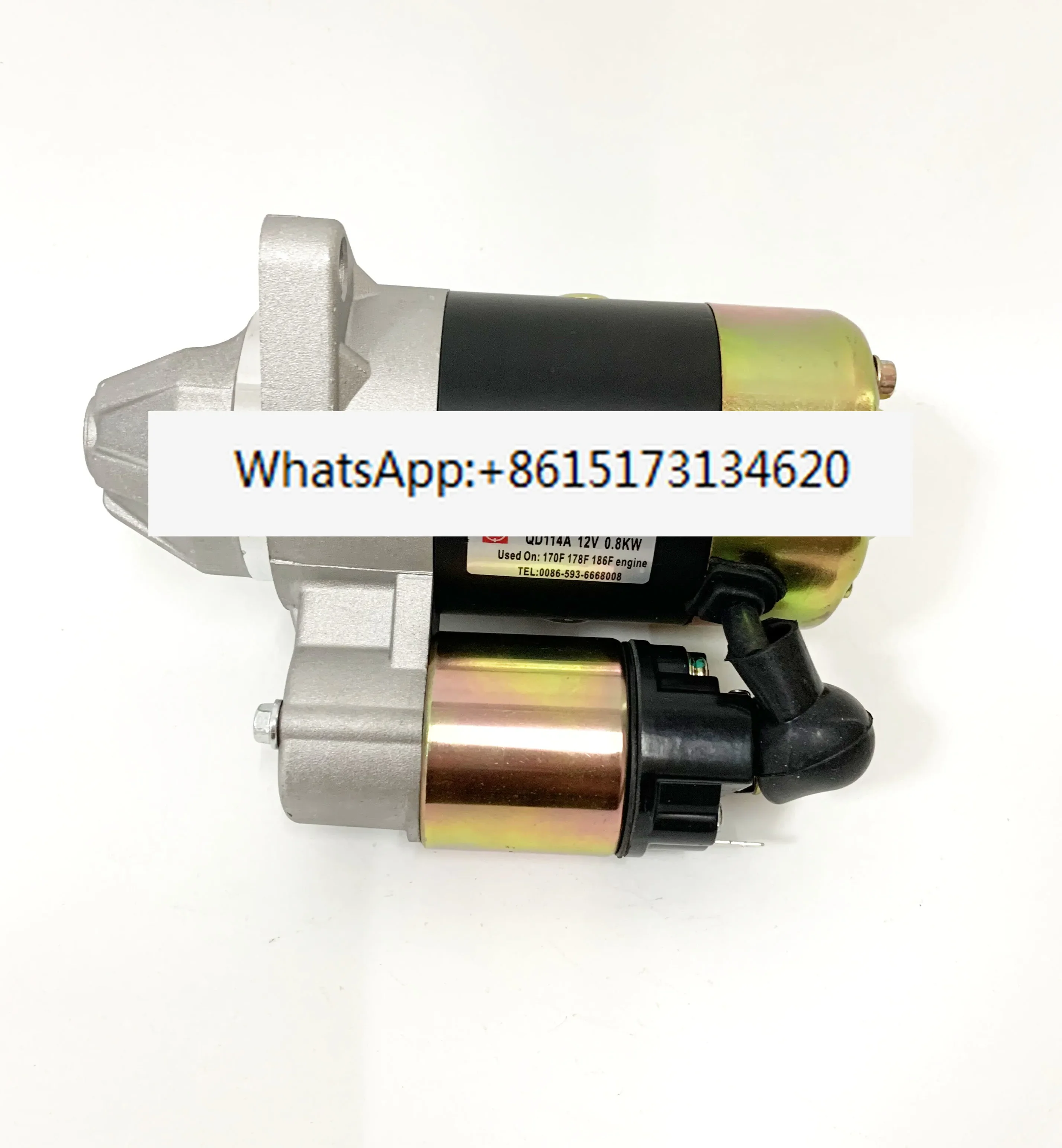 The motor starter made of copper QD114A 12V 0.8KW used on 170F 178F 186F engine.good quality used in best price