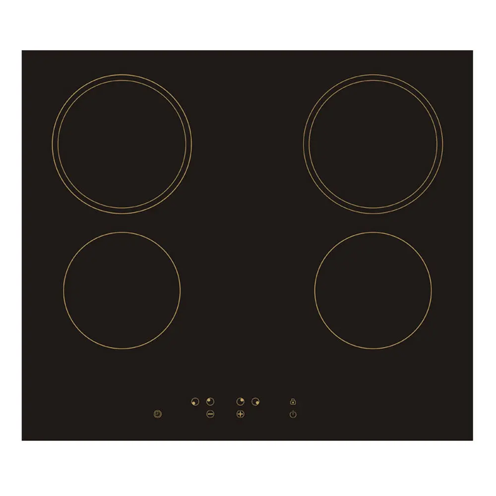 Desktop Kompor Induksi Daya Tinggi 4 Kepala Tertanam Tujuan Ganda