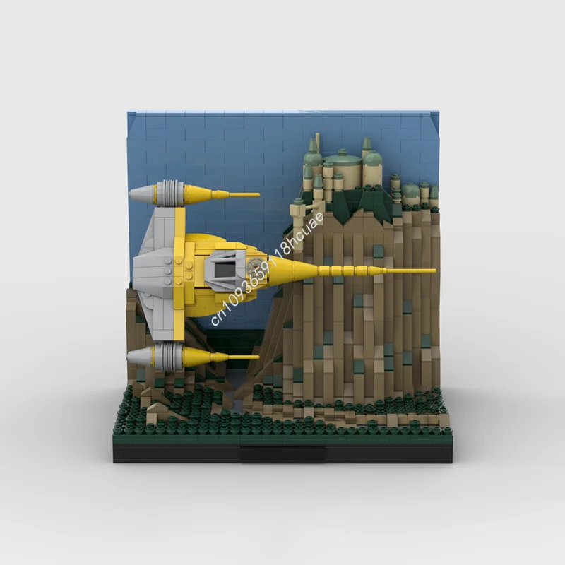 1986pcs MOC Episode I Modular Display Series Model Building Blocks Architecture Christmas Gift Assemble Idea Toy Education Brick