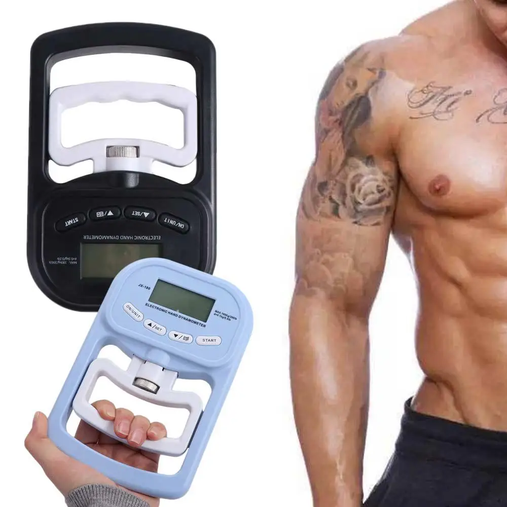 Electronic Grip Strength Tester 396Lbs/180Kg LCD Screen Digital Hand Dynamometer Type-c/battery Durable