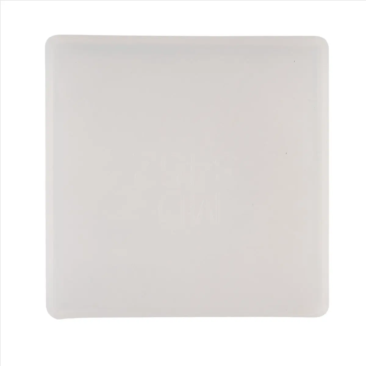 feelfeel 4 Pack Round and Square Shape Coaster Base Silicone Mold Resin Molds Epoxy UV DIY Resin Craft Home Decoration Tools