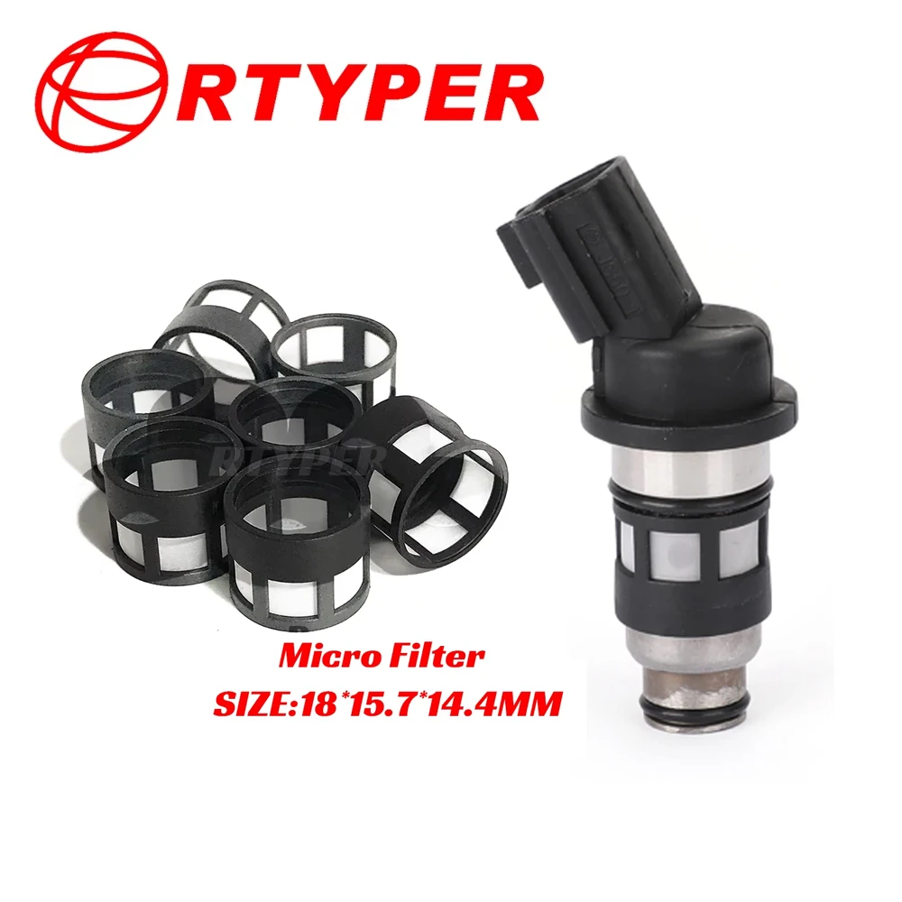 

100 PCS Fuel Injector Micro Filter Ring Type Filter 12018 For Nissan Sunny ALMERA Sentra 1.6L JS50-1 16600-73C90