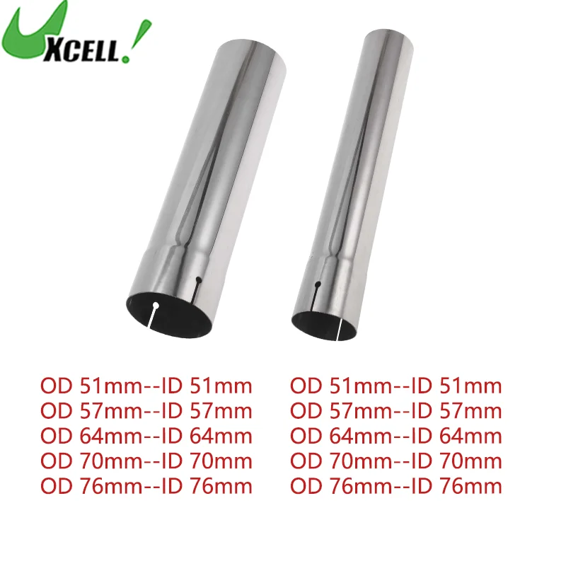 

Uxcell 1 шт. автомобильный глушитель, прямая труба, длина 305 мм, расширенный один конец, полировка поверхности, автомобильные аксессуары, серебро