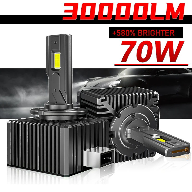 

2 шт. D1S D3S светодиодные лампы CANBUS D2S D4S D5S D8S ксеноновые HID автомобильные лампы 70 Вт 6000 К 30000LM Автоматические ксенононовые лампы Замена Plug&Play 12 В
