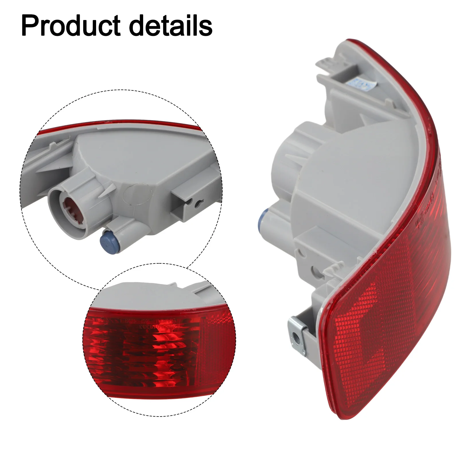 

High Reliability Bumper Light Signal Lamp As Picture Shows Fog Light Fits Rear Right Left Easy Installation Design