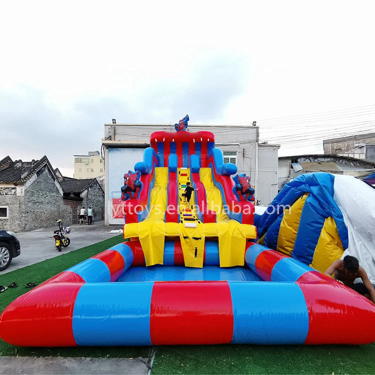 High Quality 50ft Water Slide Toys Accessories Park for Child.inflatable Slide and Castle Bouncy