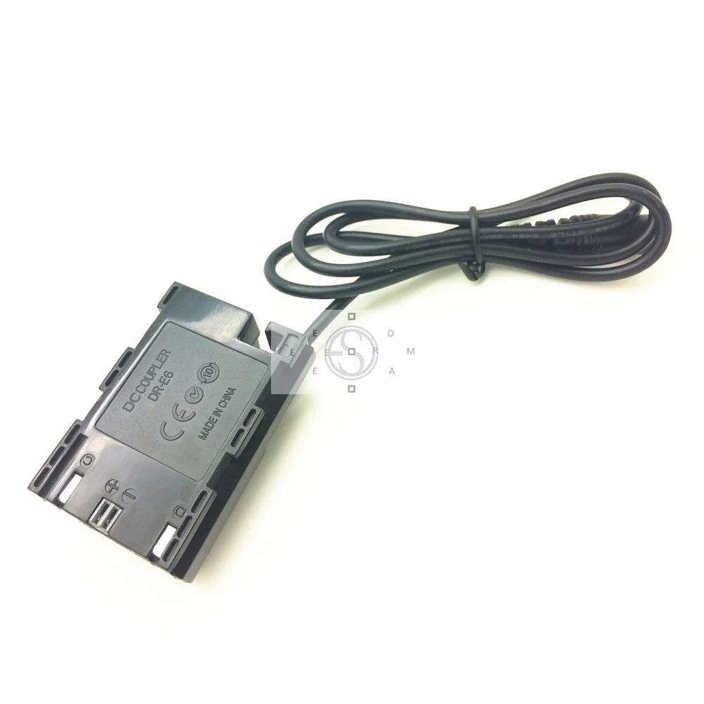 كاميرا AC محول الطاقة + الدمية بطارية لكاميرات كانون R5 R6 7D 6D 5D علامة II III IV 5DS 7D 70D 60D استبدال ACK-E6 LP-E6 LP-E6N DR-E6