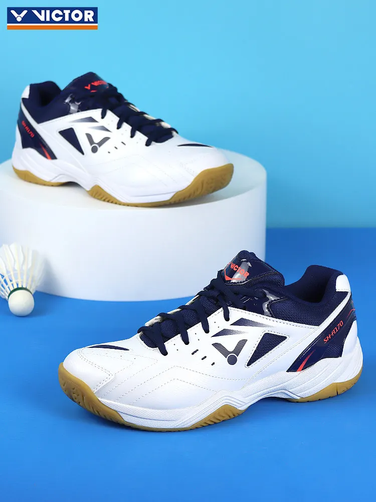 Original SH-A170 Rutschfeste, verschleißfeste, stoßdämpfende, atmungsaktive Badminton- und Tennisschuhe, breite Tennisschuhe – Detail 4