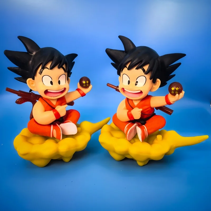 Cartoon Dragon Ball Z Figura Goku Nube Con Bola De Dragon Estatua Coleccionable Para Escritorio Decoracion Regalo Fan Anime