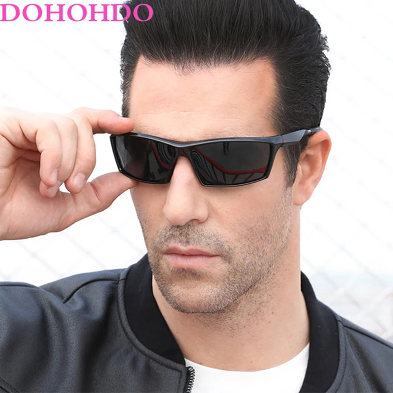 Sunglasses Men Women Brand Designer Fashion Polarized Night Vision Driving Enhanced Light Anti-glare Glasses UV400 Pilot Goggles