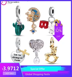 10 PCS Hot selling cactus, moon,cross,clothing accessories,pendants, string decorations,beads,pendants,DIY accessories,bracelets