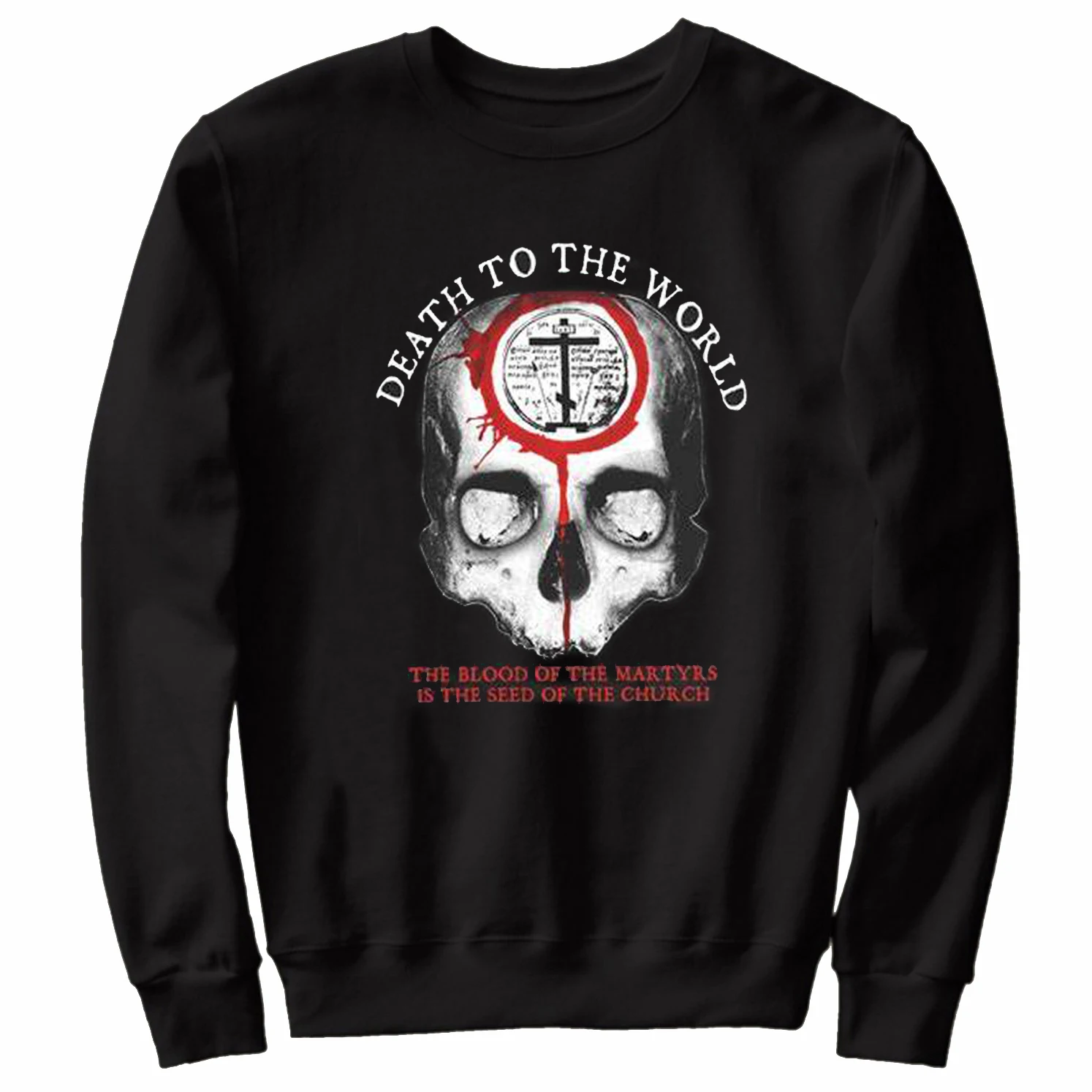 Death To The World Orthodox Christian Death Metal Music Pullover Hoodie New 100% Cotton Casual Mens Sweatshirts Streetwear