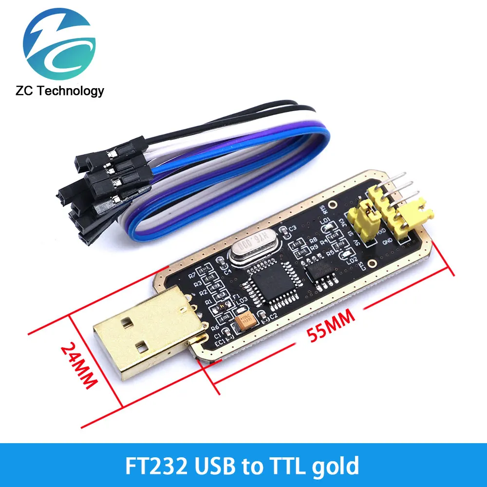 FT232RL FTDI USB 3.3 فولت 5.5 فولت إلى TTL مهايئ مسلسل وحدة ل Arduino FT232 Mini Port.Buy نوعية جيدة يرجى اختيار لي