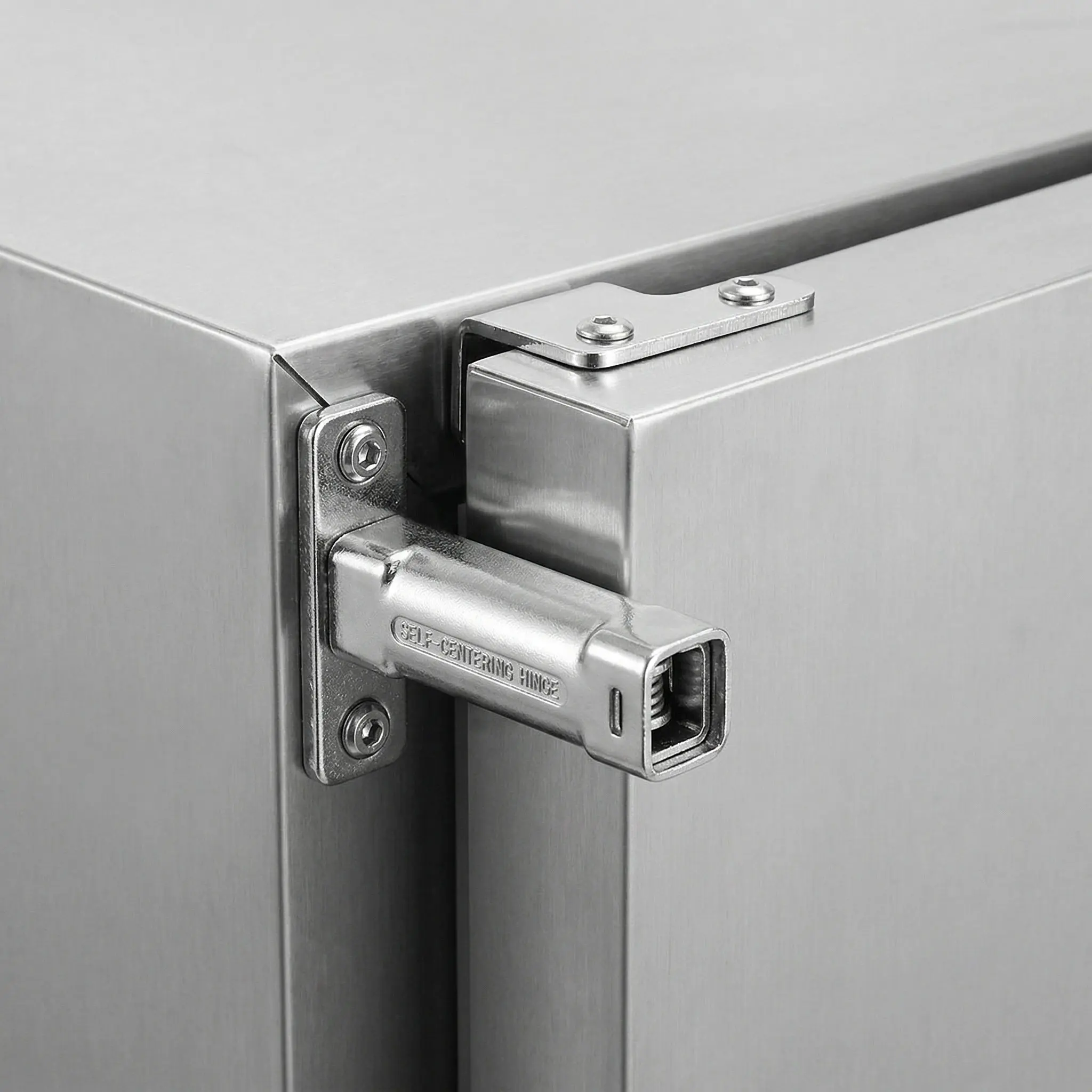 1Set Commercial Freezer Door Hinge Metal Adjustable Refrigerator Door Hinge Replacement Accessory Automatic Closing Device