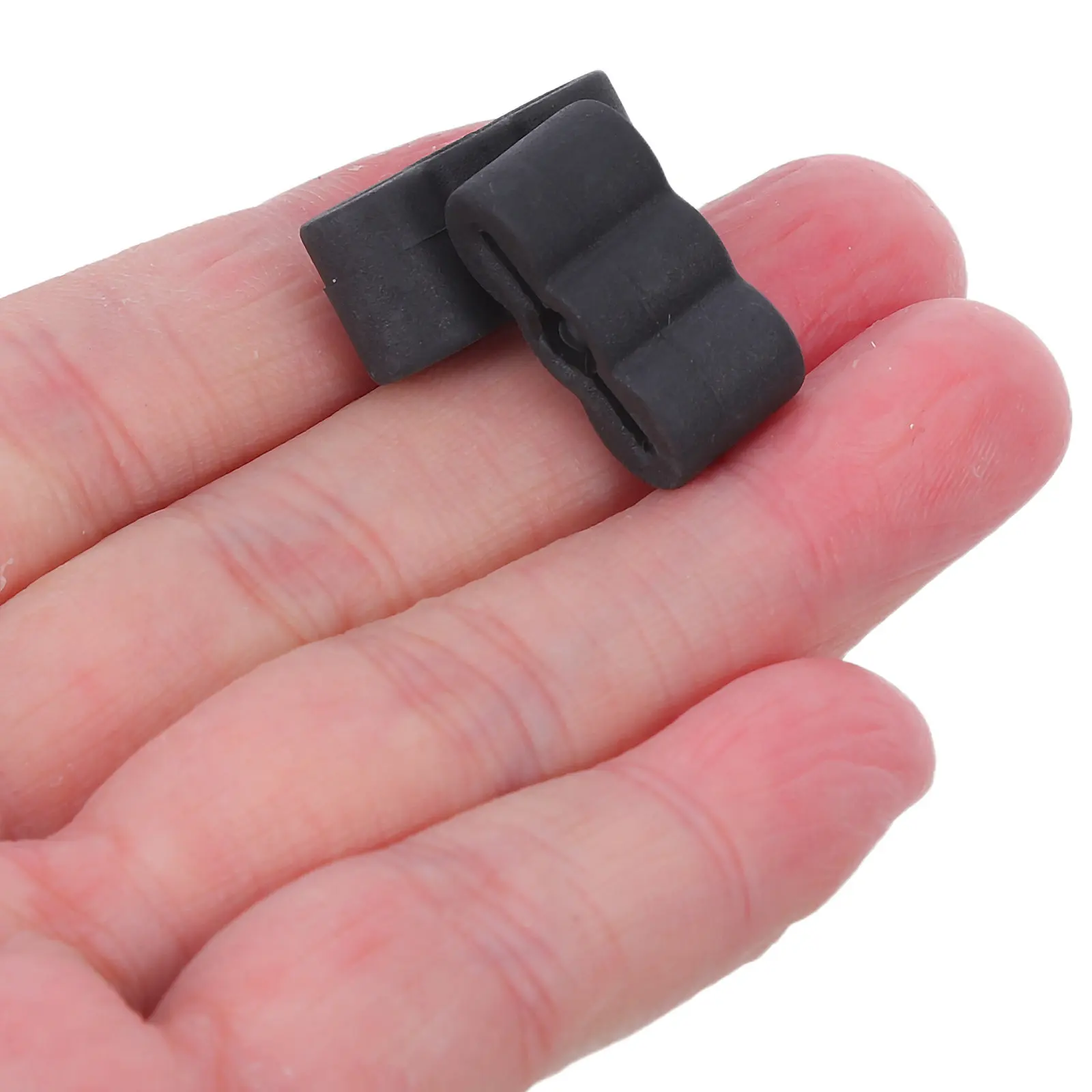 20pcs Drawer Stoppers Slide Bumper for Drawer Slide Rubber End Stopper Replacement Parts for Cabinets Wardrobe anti-pull clips