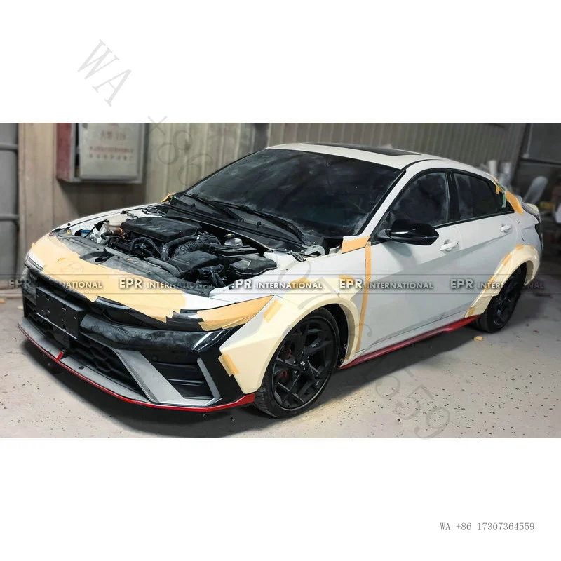 New Suitable for  Elantra N carbon fiber SW model, front and rear wide-body wheel arch modification with 80mm widening