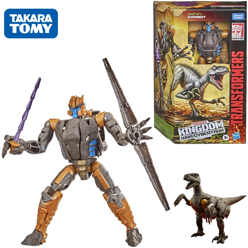 In Voorraad Takara Tomie Transformatoren G Serie Koninkrijk WFC-K18 Dinosaurus Krijger Robot Anime Actie Model Speelgoed Cadeau