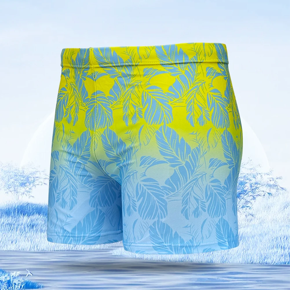 Impressão roupa de banho masculina calções de banho confortáveis de secagem rápida calções de banho forrados 15 tecido elastano 85 tecido poliéster