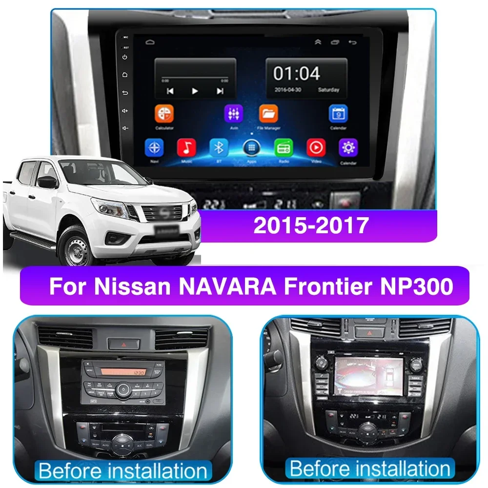 

Android 13 Radio For Nissan NAVARA Frontier NP300 2011 - 2018 Car stereo Multimedia Player Carplay Auto GPS navigation 2DIN