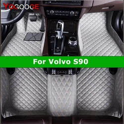 YOGOOGE Custom Car Floor Mats For Volvo S90 Auto Carpets Foot Coche Accessorie