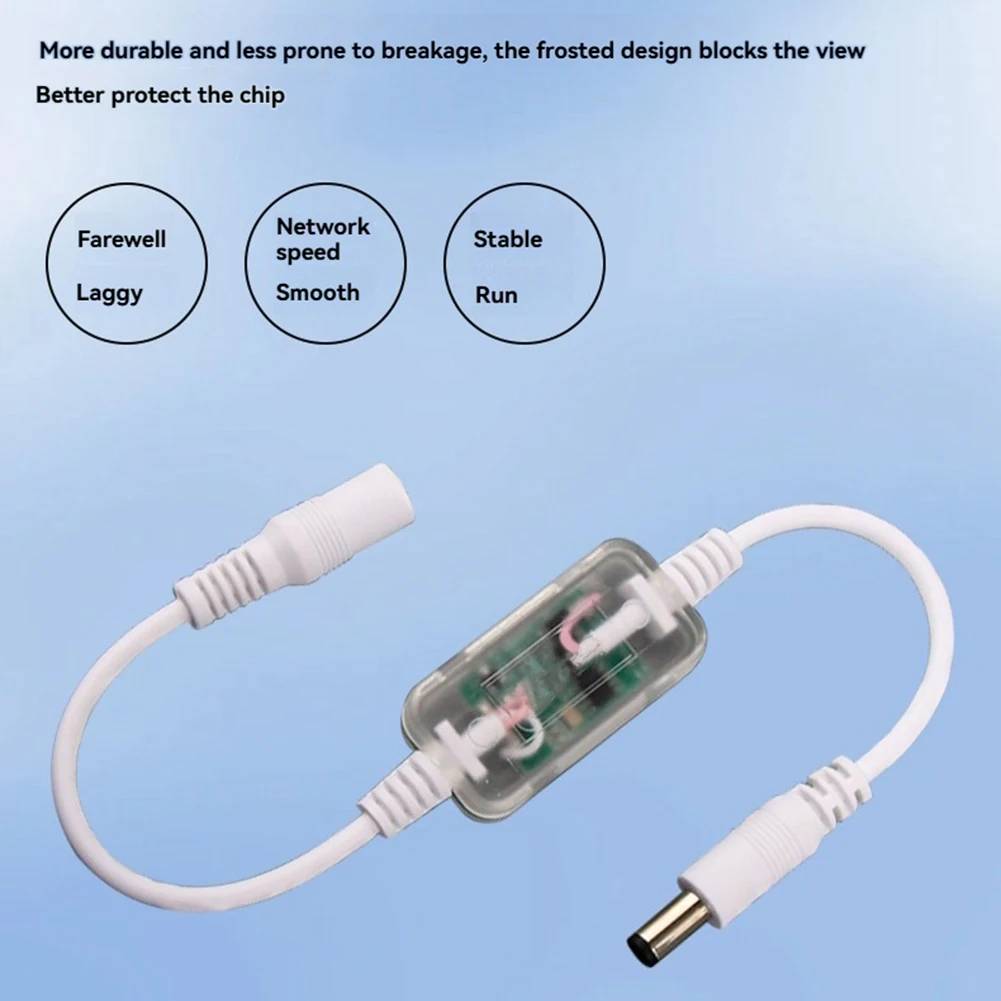 DC 9-15V Router Scheduled Restart Line Controller 24 Hours Power-Off Smart Reset Connection Line WiFi Reset Router