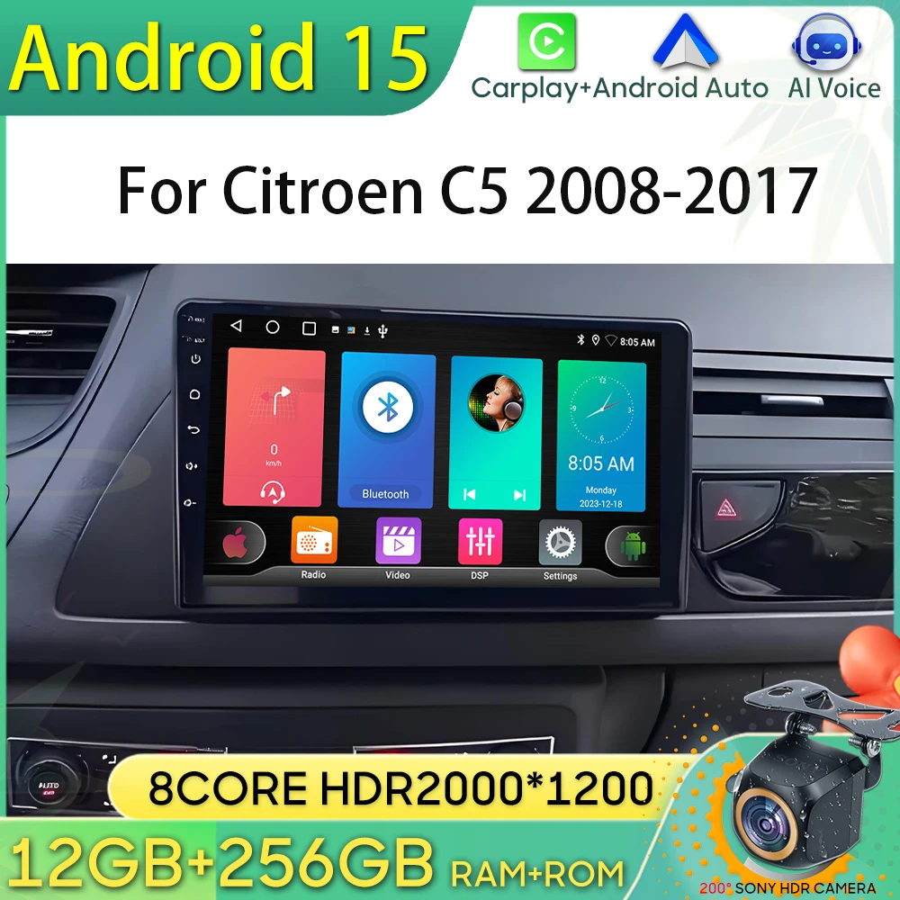 Android 15 Car Radi…