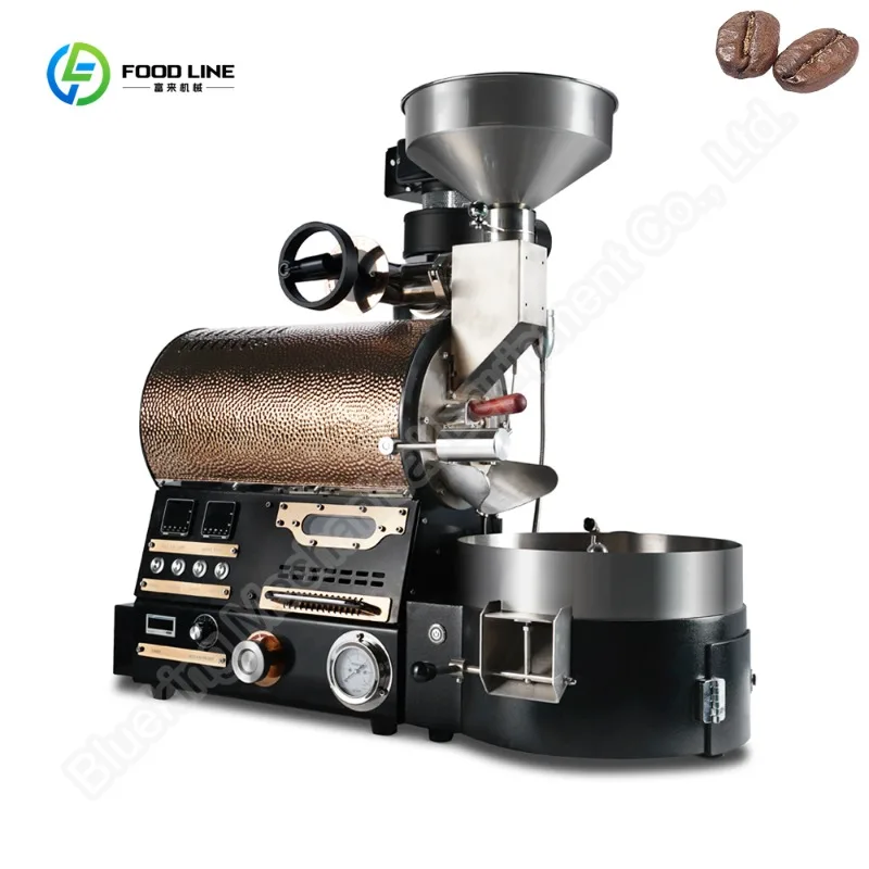 

Коммерческая кофемашина для обжарки кофе на заказ, 15 кг, с послежигательным подогревом, 2,5 кг, электрическая машина для обжарки кофейных зерен