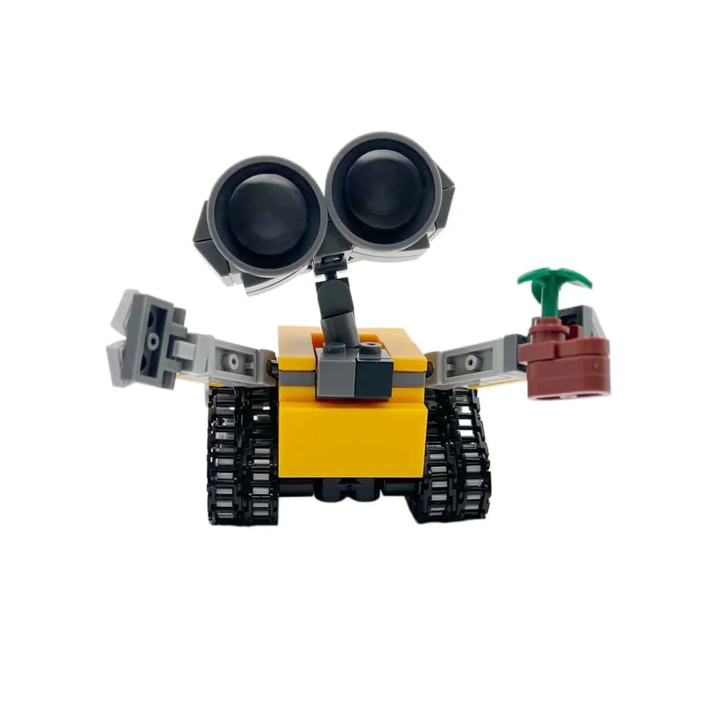 Classic Movie Mini Robot Wall MOC Building Blocks Model DIY Bricks Creative Toys for Gifts