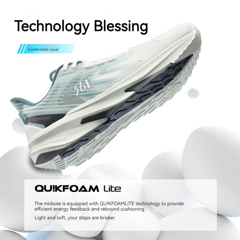 361 Degrees Yushan SE Men Running Shoes Balanced Breathable Mesh Lightweight Cushioning Jogging Comfort Male Sneakers 672422247