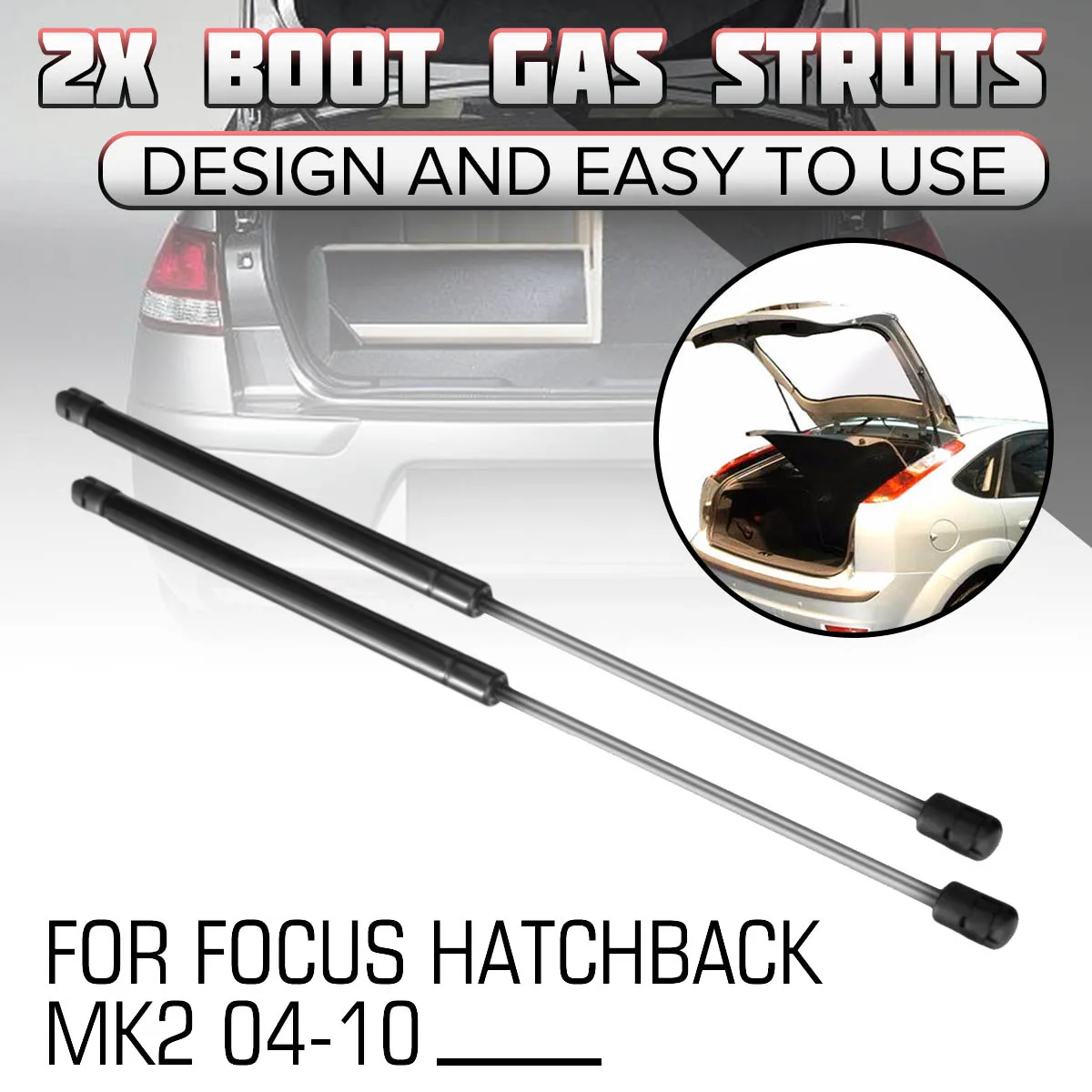 Car Rear Boot Gas Support Lift Bar for Focus Mk2 Hatchback 2004 2005 2006 2007 2008 2009