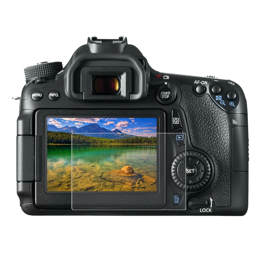 PULUZ 2.5D 9H Tempered Glass Film LCD Screen Protector Camera Accessories for Canon 650D