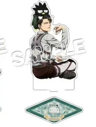 Game Mikasa Ackerman Levi Eren Yeager Acrylic Stand Doll Anime Armin Erwin Figure Model Plate Cosplay Toy for Gift