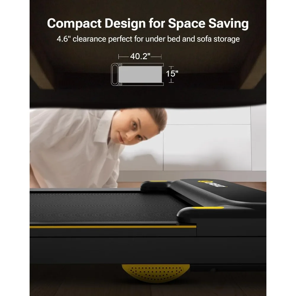 جهاز سير محمول للمنزل والمكتب مع جهاز تحكم عن بعد، شاشة LED للتمرين المكتبي