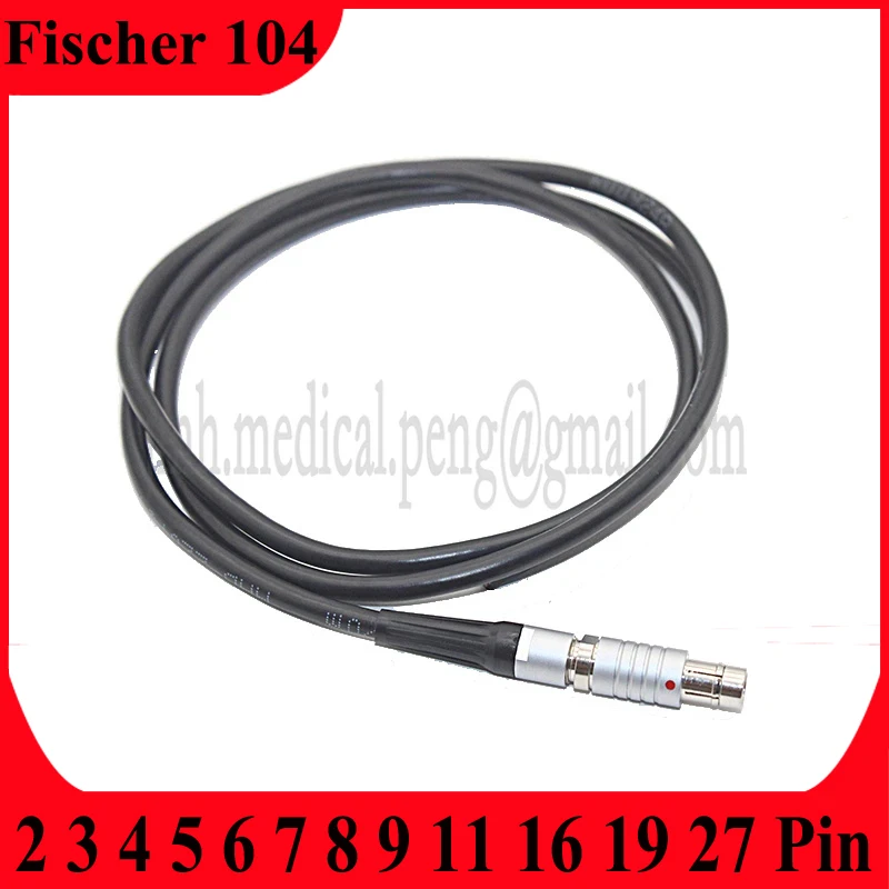 

Compatible Fischer 104 2F 2 3 4 5 6 7Pin Waterproof Push-pull Self-locking Male Plug Female Socket Round Connector Welding Cable