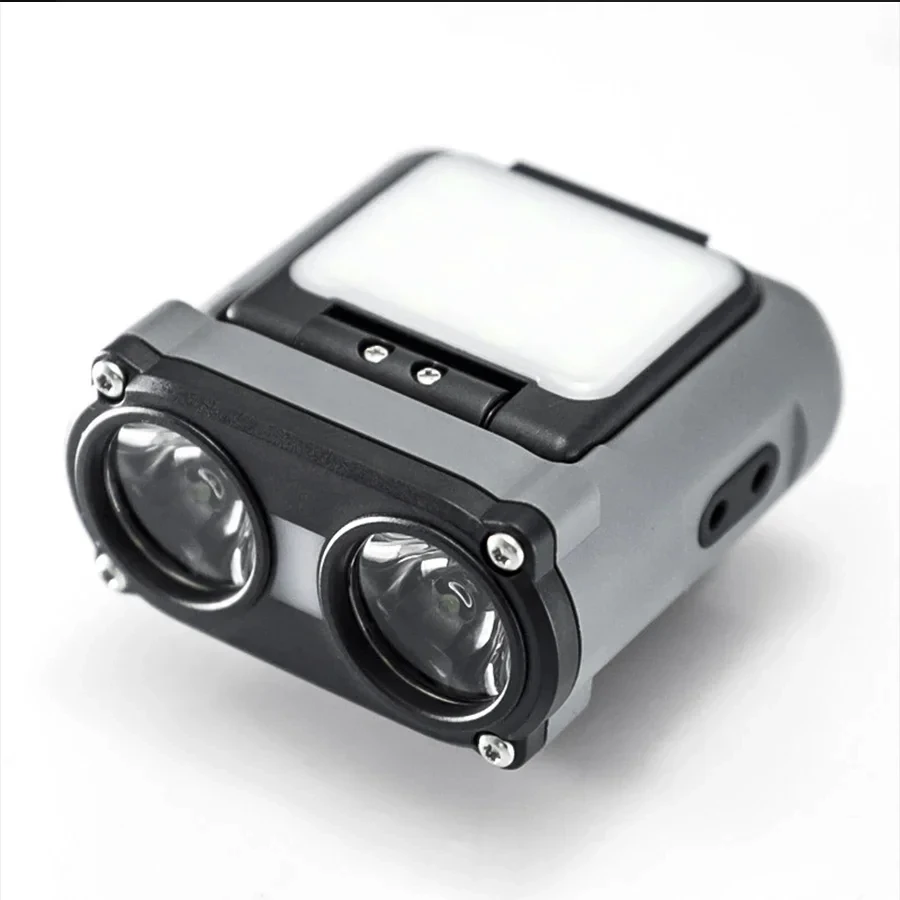 Owl Headlamp Type-c Rechargeable Headlight Portable Rotating Hunting Lights Led Flashlight Fishing Front Bicycle Light