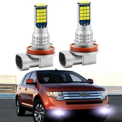 2pcs For  Ford Edge  2007 2008 2009 2010 Led Car Fog Lamp Front Fog Light Bulb Canbus White