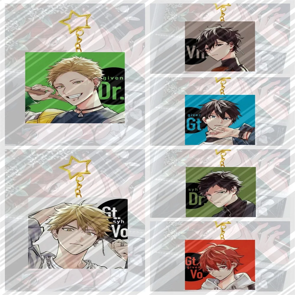 

6CM NEW Anime given Acrylic Keychain Model Cosplay Charm Characters Ornament Accessories Goods Christmas Gifts