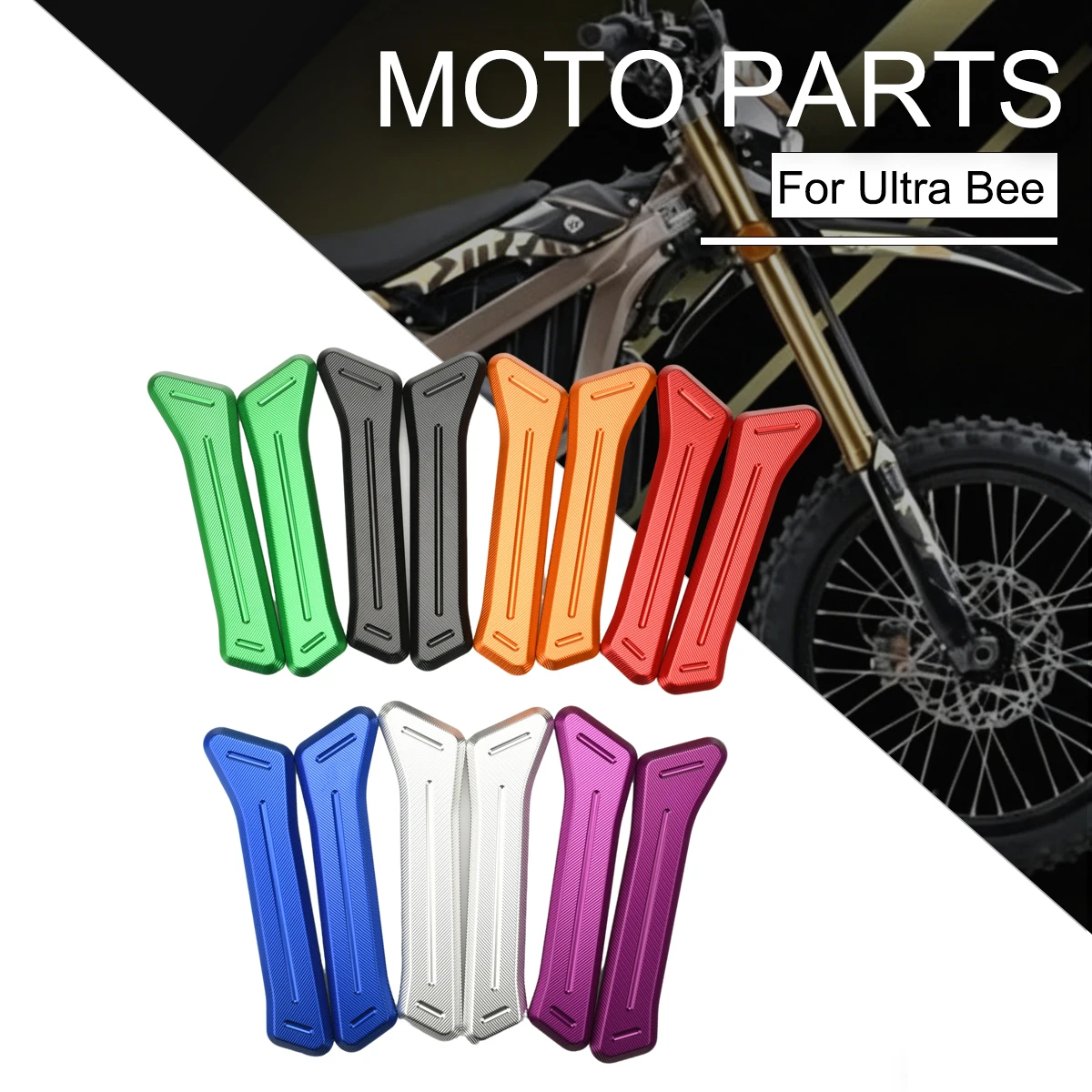 

Electric Bicycle CNC Aluminum Part For Surron Ultra Bee Frame Reinforcement Battery Bracke Protection Motorcycle Accessories