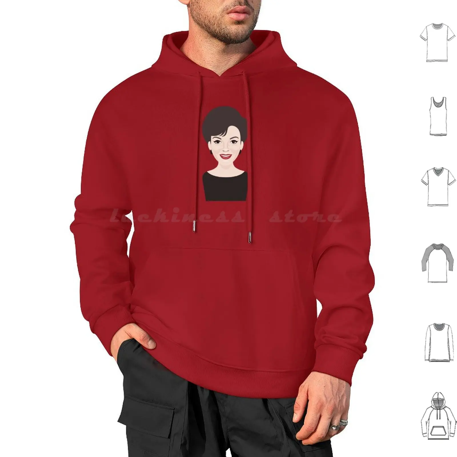 

Judy Garland Illustration Hoodies Long Sleeve Judy Judy Garland Icon Vector Bright Vibrant Graphic Dorothy Mgm Old