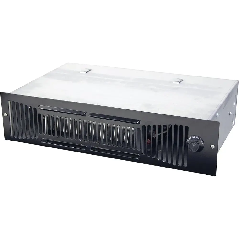Qmark QTS1504T Toe Kick Heater or Basements, Bathrooms, Oices, and Tight Spaces, 1500 Watt, 240 , Black
