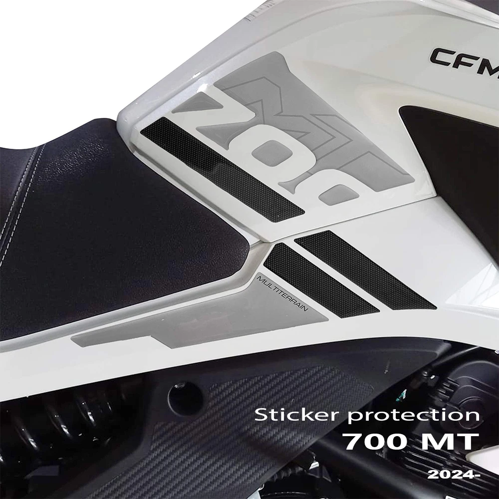 Motorcycle Accessories Tank Pad Protector Sticker Decal 3D Epoxy Resin Sticker Kit For CFMOTO 700MT 700 MT 700 Mt 2023 2024