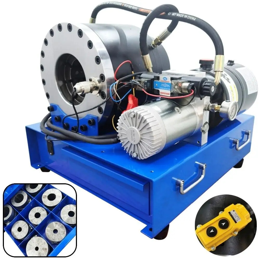 

12V or 24V 6mm to 51mm 4SN Car High Pressure Hydraulic Hose pressing machine