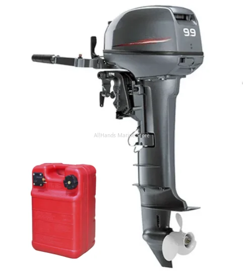 CE Approved 9.9HP Petrol Powered Outboard Engine2 Stroke 7.3kw 5500RPM Outboard Motor