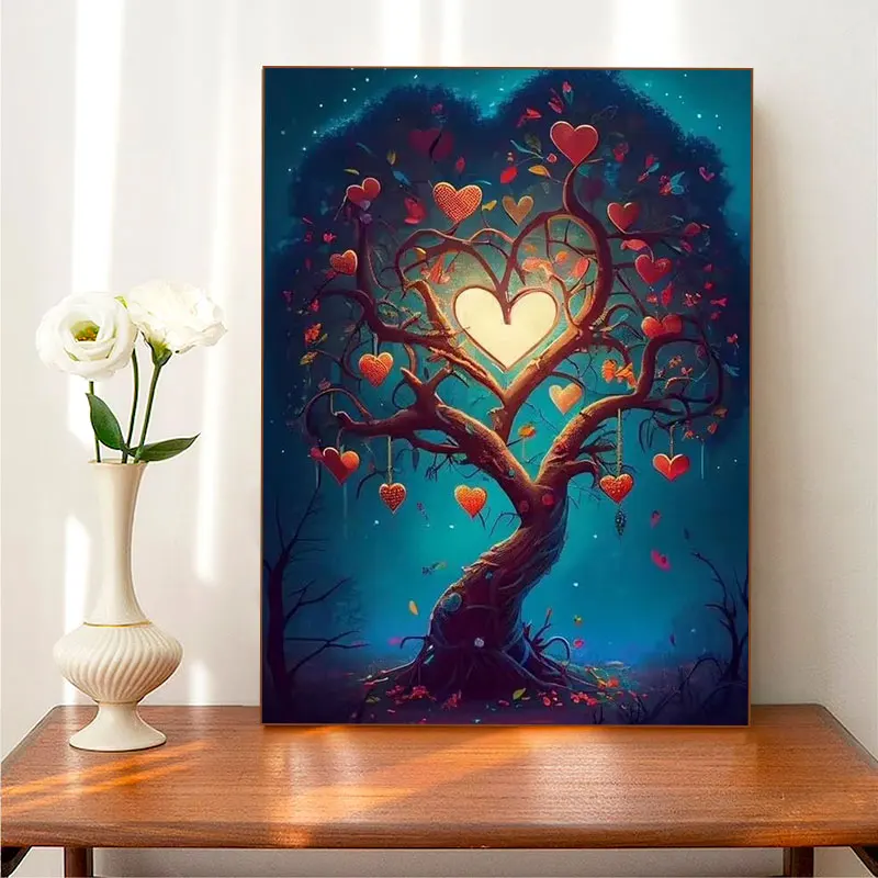 

5D Diy Diamond Art Painting Tree Of Life Diamond Painting Kits Diamond Painting Mosaic For Adult Home Decoration Decor Style A