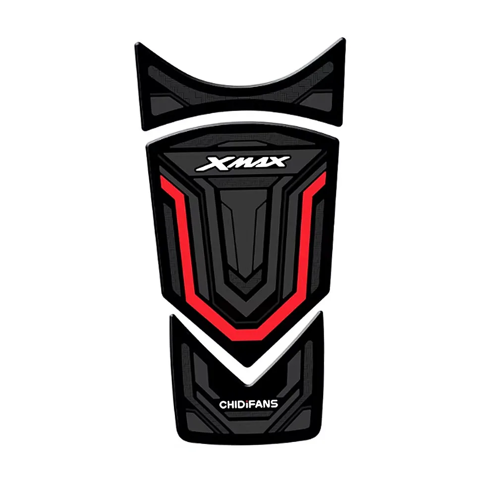 For YAMAHA XMAX300 2024 Motorcycle Fuel Tank Sticker Side Decal Protector Traction Pad Cover Decoration Rubber Sets