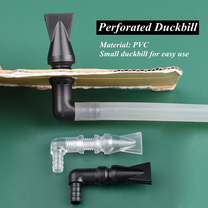 Aquarium Fish Tank Perforated Duckbill Adjustable 8mm Pagoda Small Water Outlet Duckbill Water Vat Pipeline Rotating Water Outle