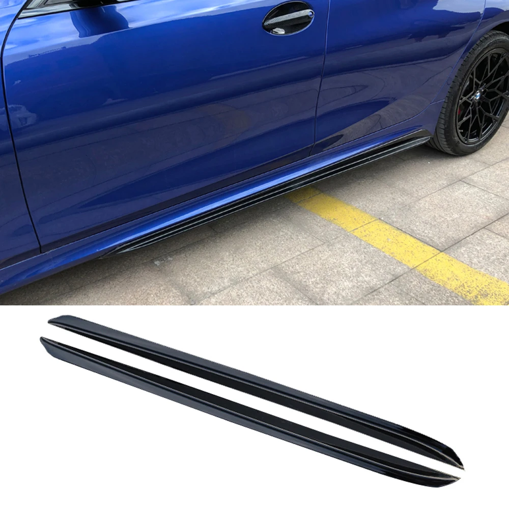 G20 ABS Side Skirt Extensions Lip for BMW New 3 Series G20 New 3 Series 320 330 340 2019 - 2025 Body Kits Side Skirts