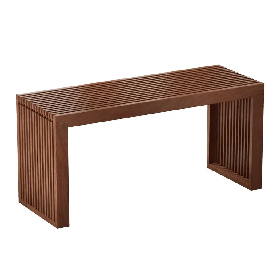 

Dining Bench Indoor Long Entryway Shoe Rack Bench,Outdoor Modern Wood Benches 35 Inch Bamboo Bench for Living Room Hallway Bedro