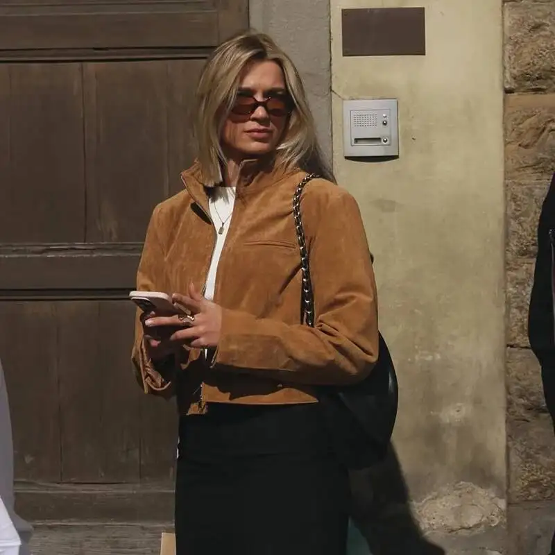 2026 New Jackets Spring Chic Slim Elegant Street Outerwear Warm Women's Jacket Fashion Youth Comfortable Coat