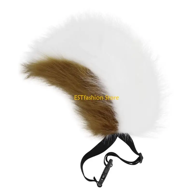 

Y5GC плюшевый хвост для ролевых игр, дизайн, мягкий, удобный, разные цвета, пушистый хвост, аксессуары для костюма на Хэллоуин